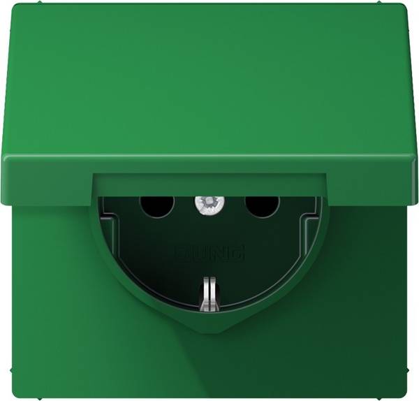Jung SCHUKO-Steckdose 16 A 250V LS 1520 BFKL GN