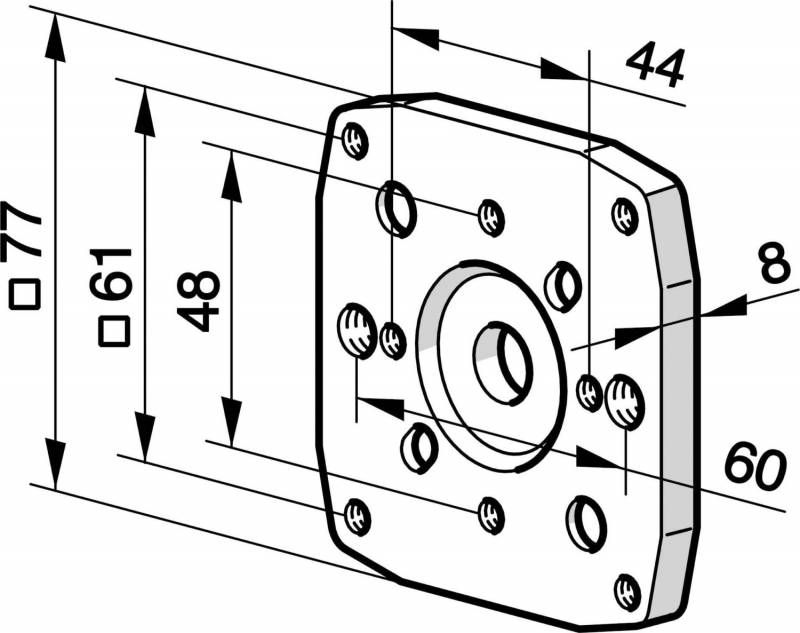 Somfy Universallager 9910040-0