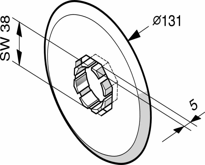 Somfy Abweisscheibe 9500492-0