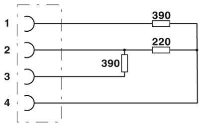 Phoenix Contact 1403911 Sensor-/Aktor-Steckverbinder, Zubehör M12 Abschlusswiderstand, Buchse Polzahl Sensoren: 5 5 St.-2