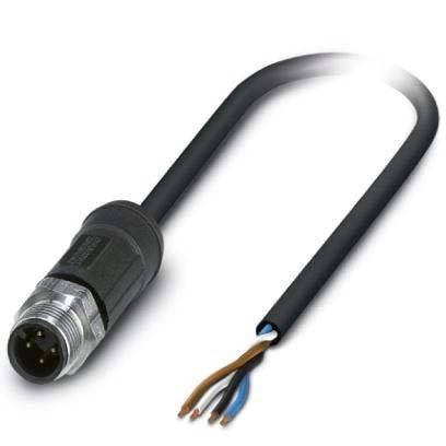 Phoenix Contact 1454053 Sensor-/Aktor-Steckverbinder, konfektioniert M12 Stecker, gerade 5.00 m Polzahl Sensoren: 4 1 St.