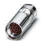 M17 Kabelsteckverbinder 1607643 ST-17S1N8A8004 Silber Phoenix Contact Inhalt: 1 St.-1