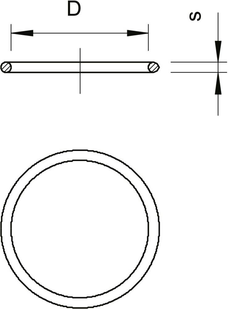 100 Stk. OBO Bettermann O-Dichtring f.Anschl.gew.-1