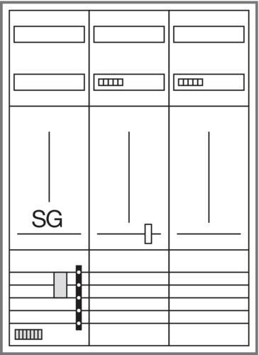 Hager Komplettschrank ZB332U22LS-1