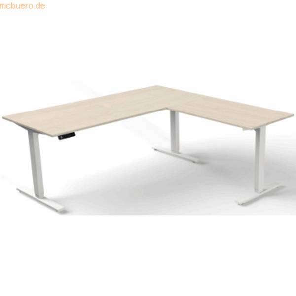 Sitz-/Stehtisch Move 3 elektr. höhenverstellbar BxTxH 180x80x72-120 ahorn