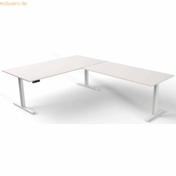 Sitz-/Stehtisch Move 3 elektr. höhenverstellbar BxTxH 200x100x72-120 weiß