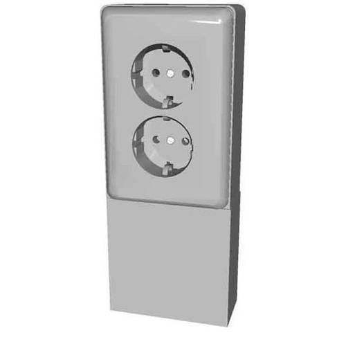 Thumbnail - ELSO 515504 ELSO Steckdose 515504 2fach 16A RENOVIERUNG reinweiß Mehrfarbig 1 St.