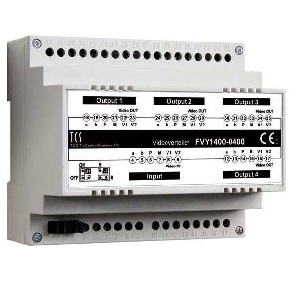 TCS Tür Control Videosignalverteiler FVY1400-0400-0
