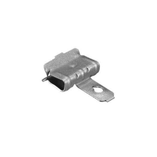 ERICO Germany Hammer-On Flange Clip, Vertical Mount, 8–14 mm Flange, M6 Rod-0