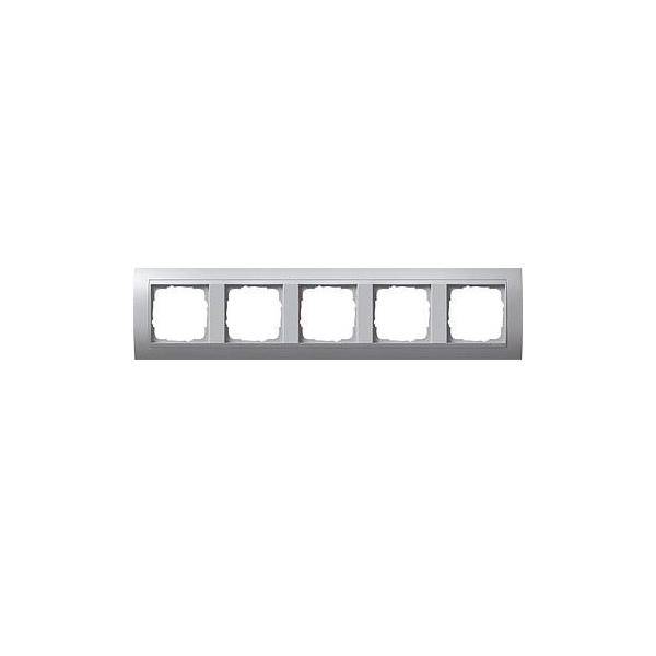 Gira Abdeckrahmen 5f.alu 021536
