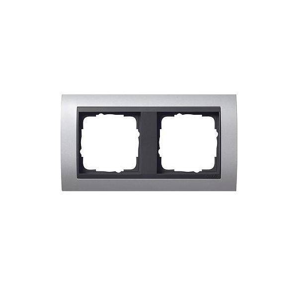GIRA Event, Aluminium, Anthrazit, Schraubenlos, 90 mm, 161,1 mm, 1,14 cm, 1 Stück(e)