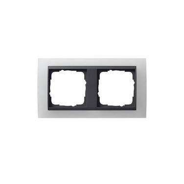 Gira Abdeckrahmen 2f.opak ws 021224