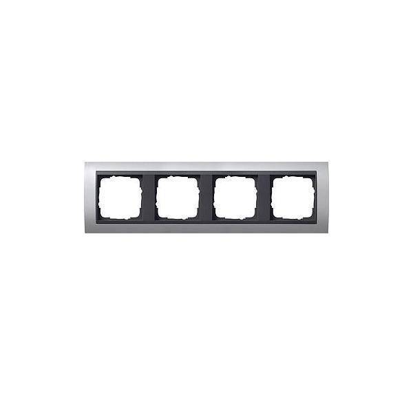 Gira Abdeckrahmen 4f. alu 021406-0