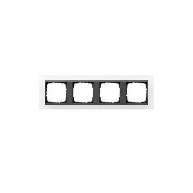 Gira Abdeckrahmen 4f.opak ws 021424