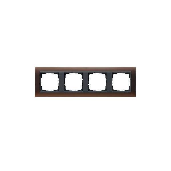 Gira Abdeckrahmen 4f.opak dbr 021413