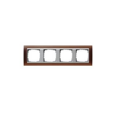 Gira Abdeckrahmen 4f.opak dbr 021459