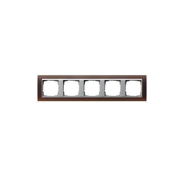 Gira Abdeckrahmen 5f.opak dbr 021559