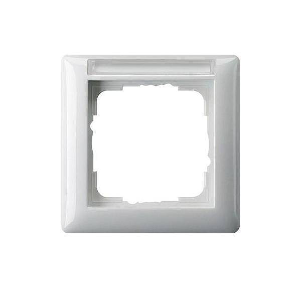 GIRA Standard 55, Weiß, Thermoplast, Schraubenlos, 80,7 mm, 80,7 mm, 1,14 cm