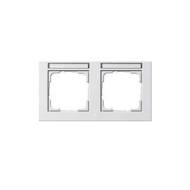 Gira Abdeckrahmen 2f rws/matt 109222