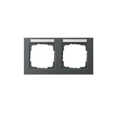 Gira Abdeckrahmen 2f. anth 109223