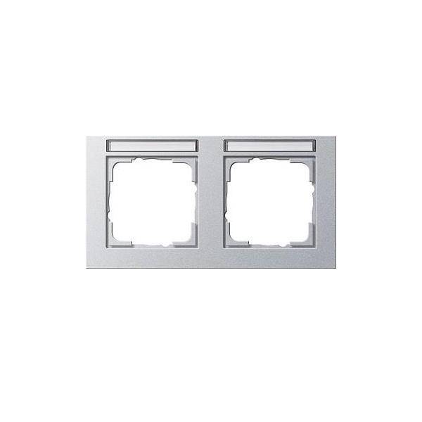 Gira Abdeckrahmen 2f. alu 109225-0