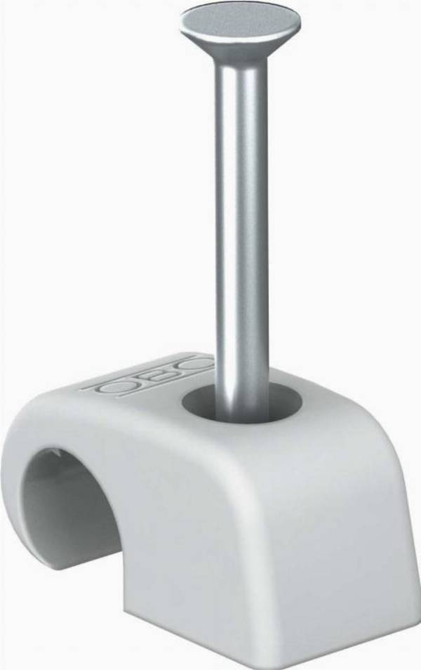 100 Stk. OBO Bettermann Haft-Clip m.Nagel 2027 30