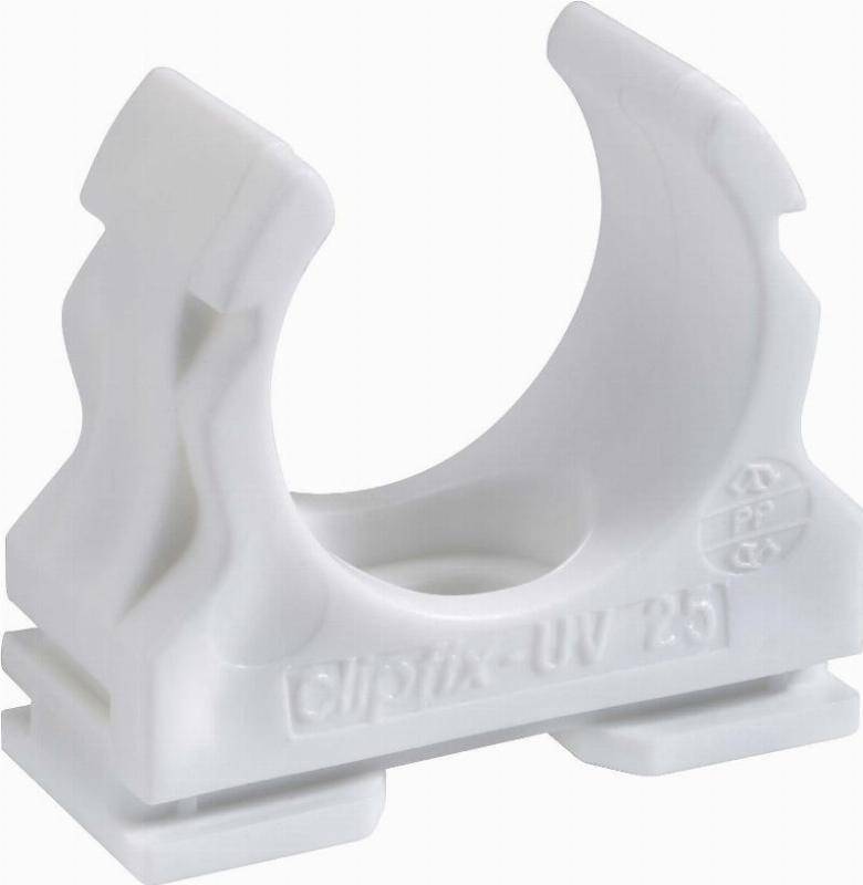 Fränkische Kunststoff-Klemmschelle clipfix-UV 25-0