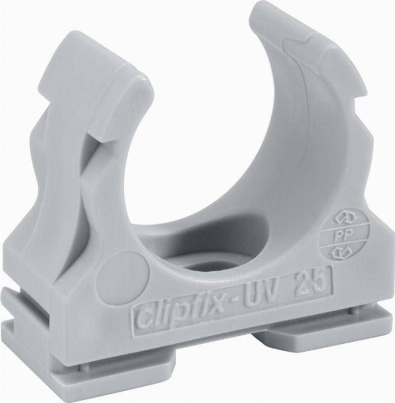 Fränkische Kunststoff-Klemmschelle clipfix-UV 25-0