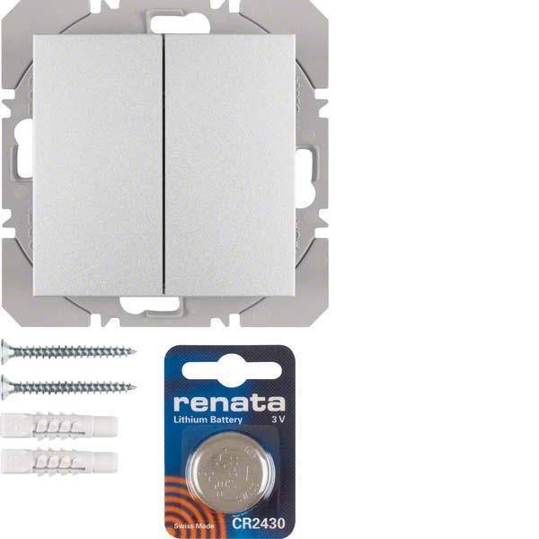 Berker KNX-Funk Wandsender 2fach 85656283