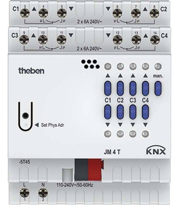 Theben Jalousieaktor JM 4 T KNX-0