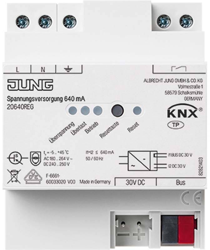 Jung Spannungsversorgung 20640REG KNX 640mA-0