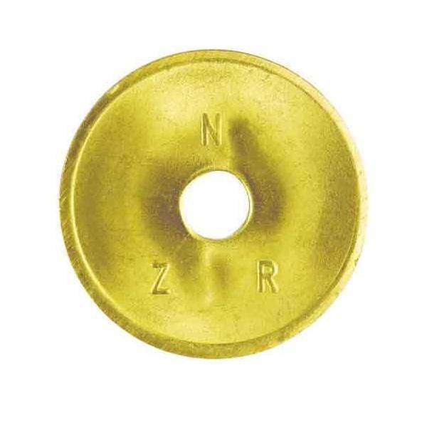 NZR Standardwertmarke WM messing #2020-0