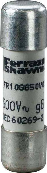 10 Stk. Mersen Sicherungseinsatz zyl. FR10GG50V10-0
