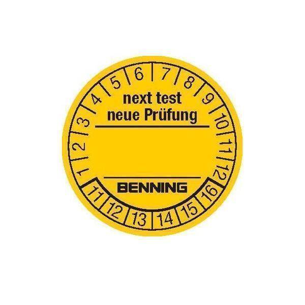 Benning Prüfplaketten 756212(VE300)-0