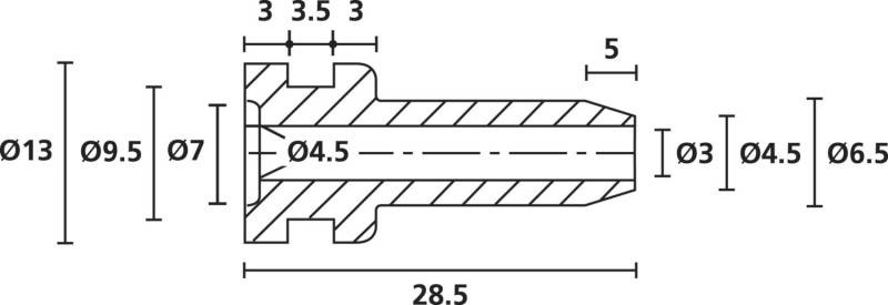 1000 Stk. HellermannTyton Knickschutz-Tülle-1