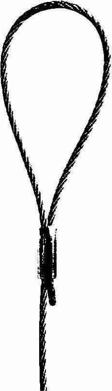 10 Stk. Niedax Set-Schlaufe GAK-2/2-0