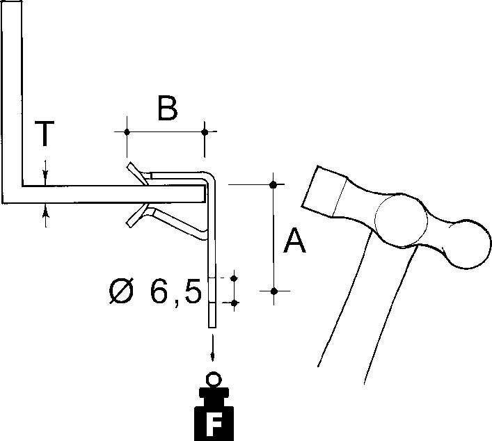 100 Stk. Niedax Flanschkralle AH-38-0