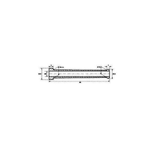 200 Stk. HellermannTyton Tülle HV 2107-PVC-BK-0