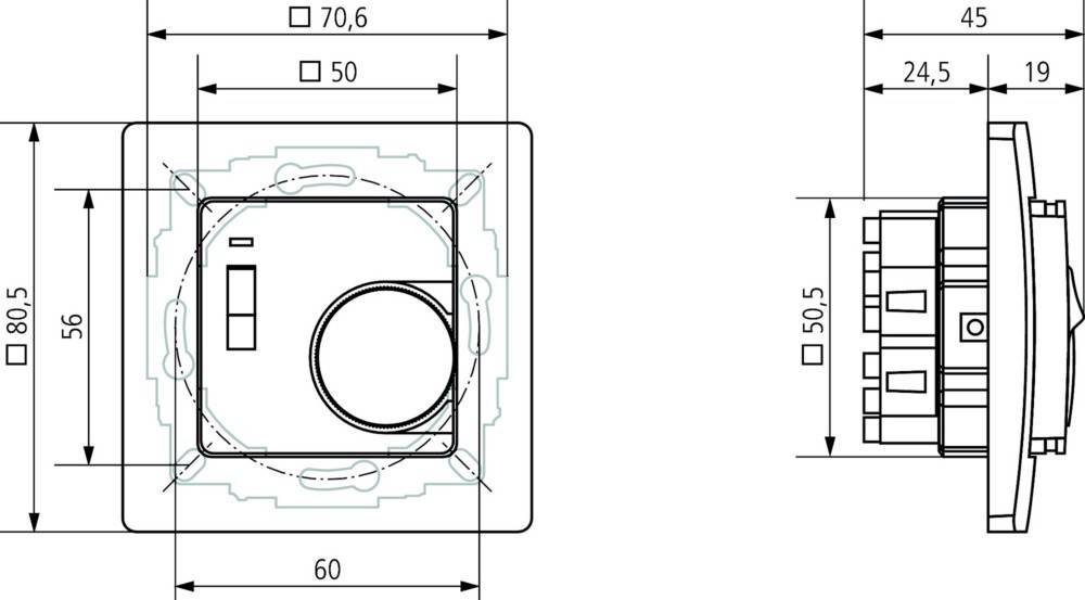 Theben UP-Raumthermostat RAMSES746-1