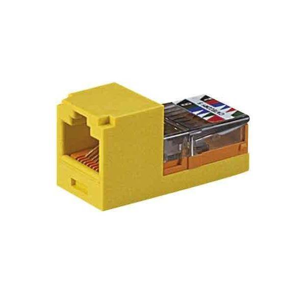 10 Stk. Panduit MINI-JACK Buchse Kat5 CJ588AWY-0