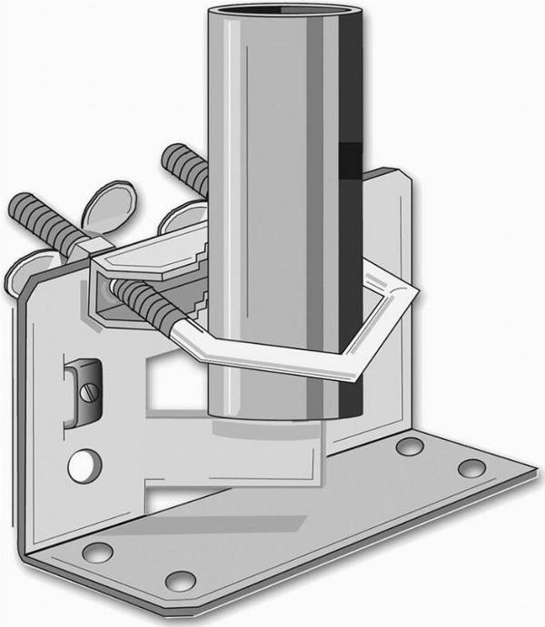 Televes Mastfuß MAFU 60Z X2168 4031136043803