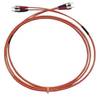 Telegärtner L00812A0007 Glasfaser LWL Anschlusskabel 3.00 m Orange [1x ST-Stecker - 1x ST-Stecker] 50/125 µ Multimode OM2