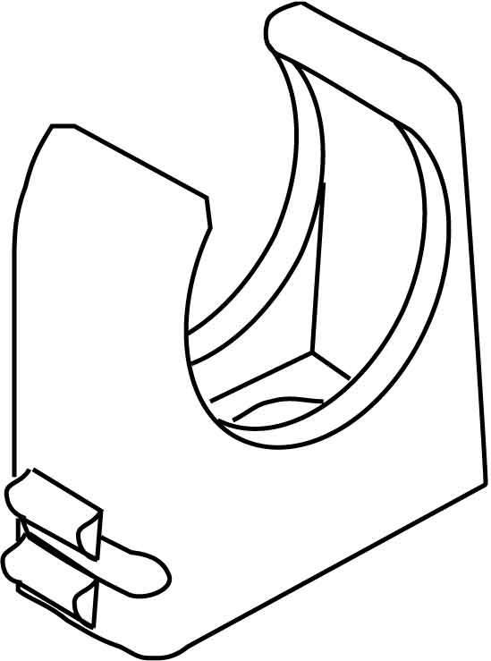 HKL RO-Clip-Rohrschelle lgr M25 796.231-1