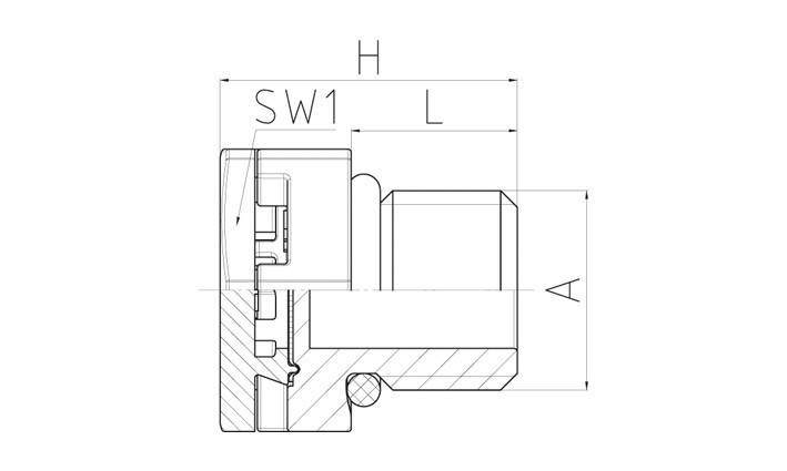 Jacob Druckausgleichselement JDAE12 PA/sw-2