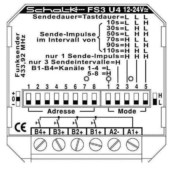 Schalk Funk-Sender FS3 U4 (12-24V UC)-0