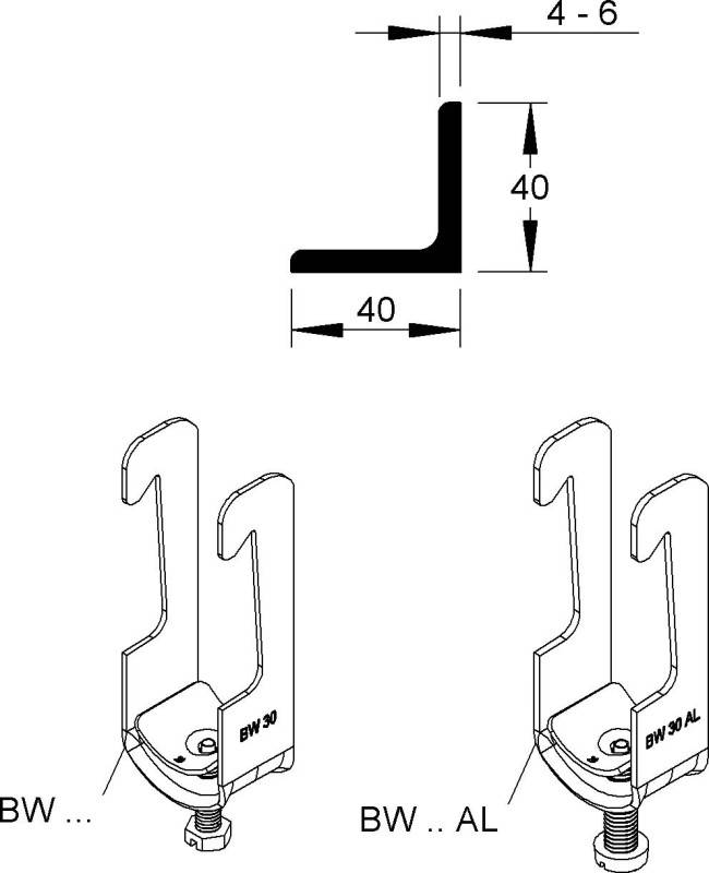 25 Stk. Niedax Bügelschellen BW 110-2