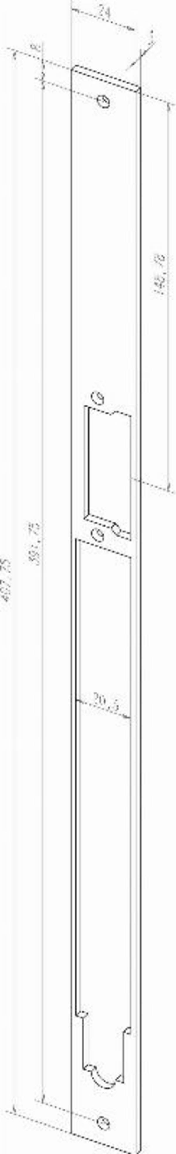 Assa Abloy effeff Renovierungsdistanzblech Z65-34