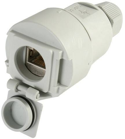 Telegärtner J00020A0437 STX V6 RJ45-Kupplungsdose Variante 6  