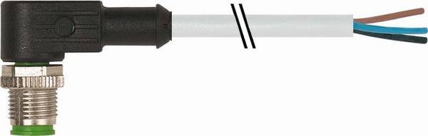 Murrelektronik 7000-12101-2140500, M12 St. 90° A-kod. freies Ltg-ende