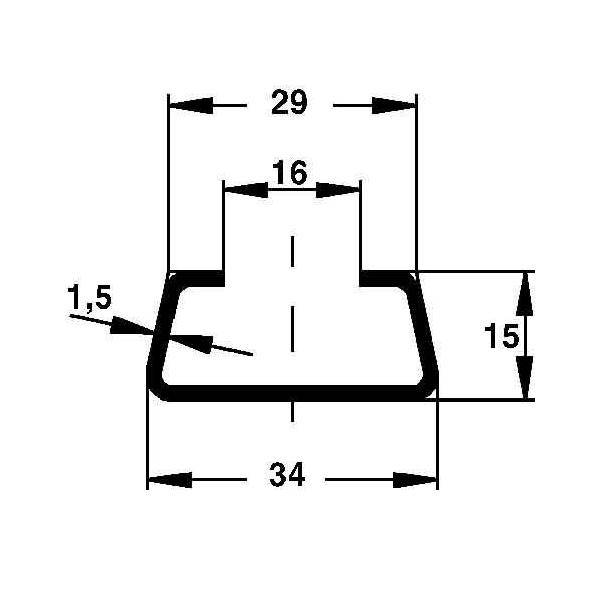 50 Stk. Niedax Ankerschiene 2975/200-2 FL